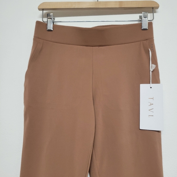 Tavi Women's Work It Ankle Cropped Brown Pants NWT SZ XS - Picture 6 of 15